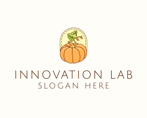 Pumpkin Vegetable Harvest logo design