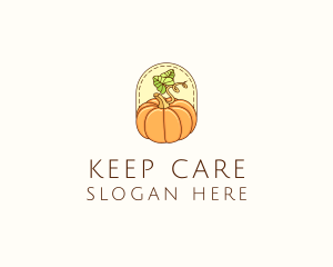 Pumpkin Vegetable Harvest logo design