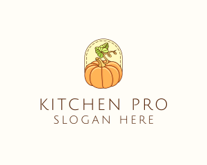 Pumpkin Vegetable Harvest logo design