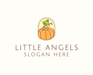 Pumpkin Vegetable Harvest logo design