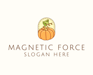 Pumpkin Vegetable Harvest logo design