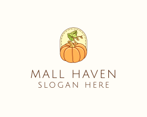 Pumpkin Vegetable Harvest logo design