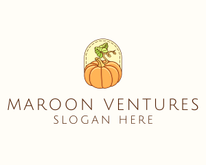 Pumpkin Vegetable Harvest logo design