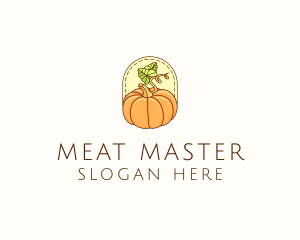 Pumpkin Vegetable Harvest logo design