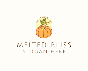 Pumpkin Vegetable Harvest logo design