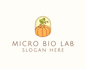 Pumpkin Vegetable Harvest logo design