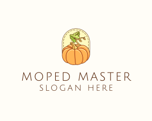 Pumpkin Vegetable Harvest logo design