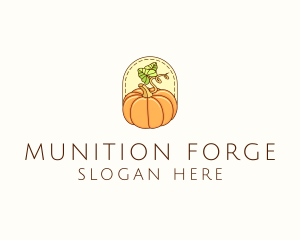 Pumpkin Vegetable Harvest logo design