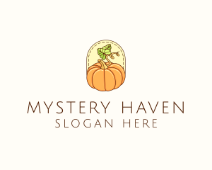 Pumpkin Vegetable Harvest logo design