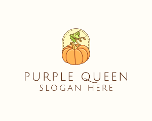 Pumpkin Vegetable Harvest logo design