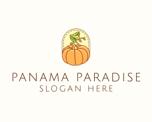 Pumpkin Vegetable Harvest logo design