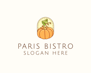 Pumpkin Vegetable Harvest logo design