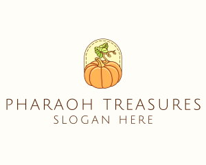 Pumpkin Vegetable Harvest logo design