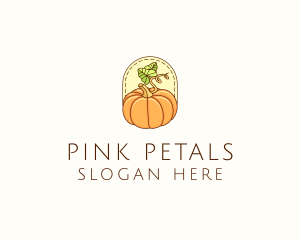 Pumpkin Vegetable Harvest logo design