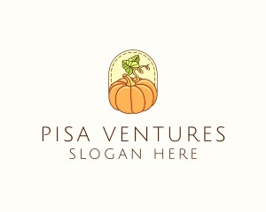 Pumpkin Vegetable Harvest logo design