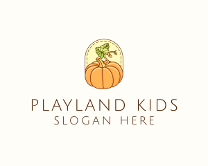 Pumpkin Vegetable Harvest logo design