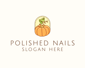 Pumpkin Vegetable Harvest logo design