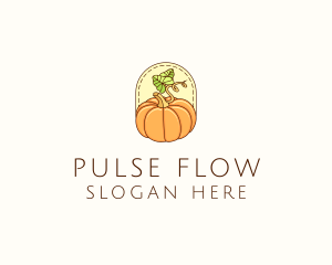 Pumpkin Vegetable Harvest logo design