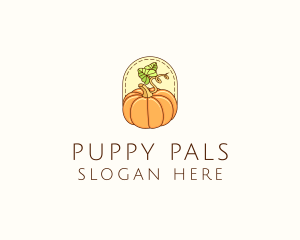 Pumpkin Vegetable Harvest logo design