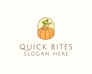 Pumpkin Vegetable Harvest logo design