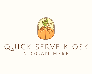 Pumpkin Vegetable Harvest logo design