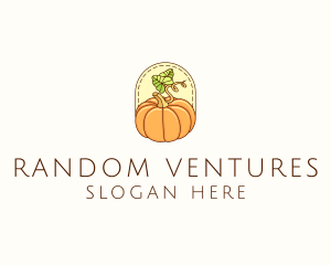 Pumpkin Vegetable Harvest logo design