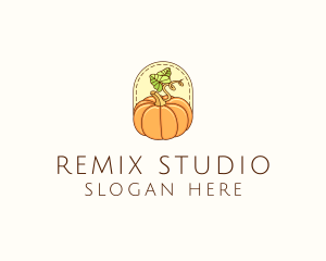 Pumpkin Vegetable Harvest logo design