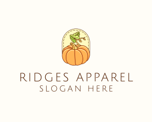 Pumpkin Vegetable Harvest logo design