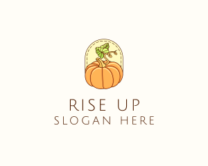 Pumpkin Vegetable Harvest logo design