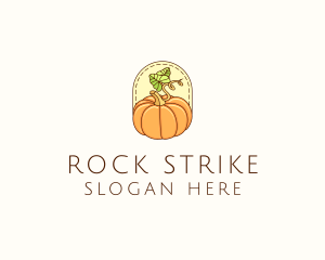 Pumpkin Vegetable Harvest logo design