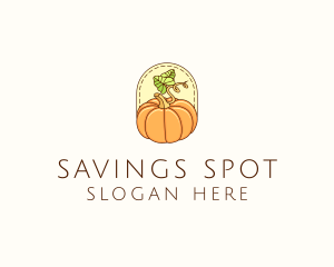 Pumpkin Vegetable Harvest logo design