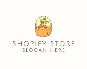 Pumpkin Vegetable Harvest logo design