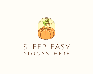 Pumpkin Vegetable Harvest logo design