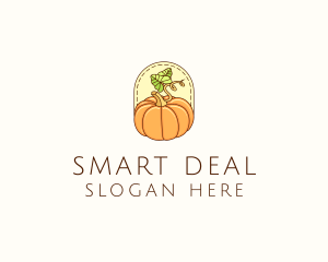 Pumpkin Vegetable Harvest logo design