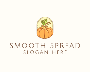 Pumpkin Vegetable Harvest logo design