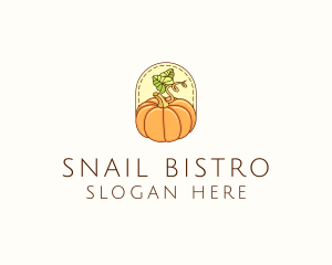 Pumpkin Vegetable Harvest logo design