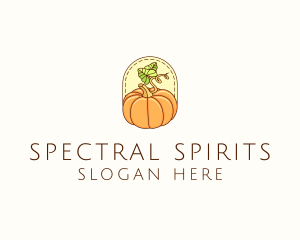 Pumpkin Vegetable Harvest logo design