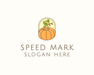 Pumpkin Vegetable Harvest logo design