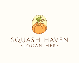 Squash - Pumpkin Vegetable Harvest logo design