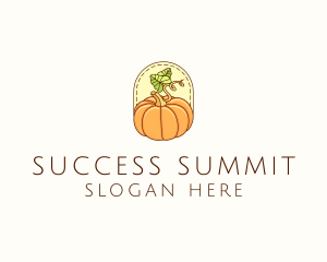 Pumpkin Vegetable Harvest logo design