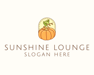 Pumpkin Vegetable Harvest logo design