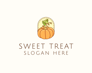 Pumpkin Vegetable Harvest logo design