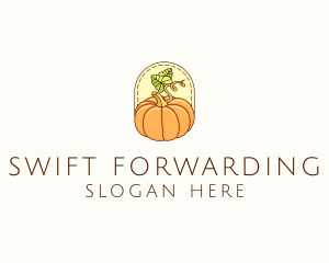 Pumpkin Vegetable Harvest logo design