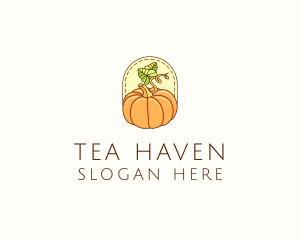 Pumpkin Vegetable Harvest logo design