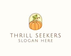 Pumpkin Vegetable Harvest logo design