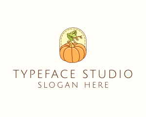 Pumpkin Vegetable Harvest logo design