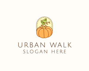 Pumpkin Vegetable Harvest logo design