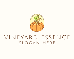 Pumpkin Vegetable Harvest logo design