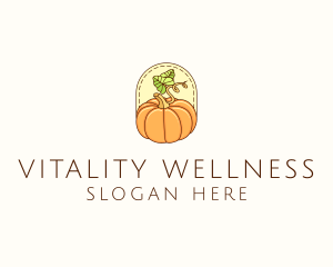 Pumpkin Vegetable Harvest logo design