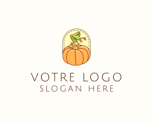 Patch - Pumpkin Vegetable Harvest logo design